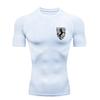 Camiseta Deportiva para Hombre con Estampado de Calaveras Entrenamiento Fitness Compresión Camiseta de Entrenamiento Camisetas Atléticas Camisetas de Gimnasio Running