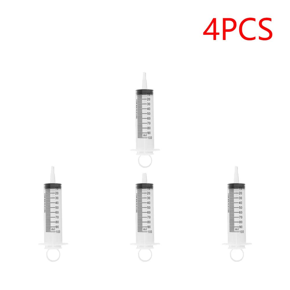 100ml Syringe Glue Filling Feeding Syringe Nutrient Sterile Health Without Needle Watering Refilling for Industrial Hydroponics
