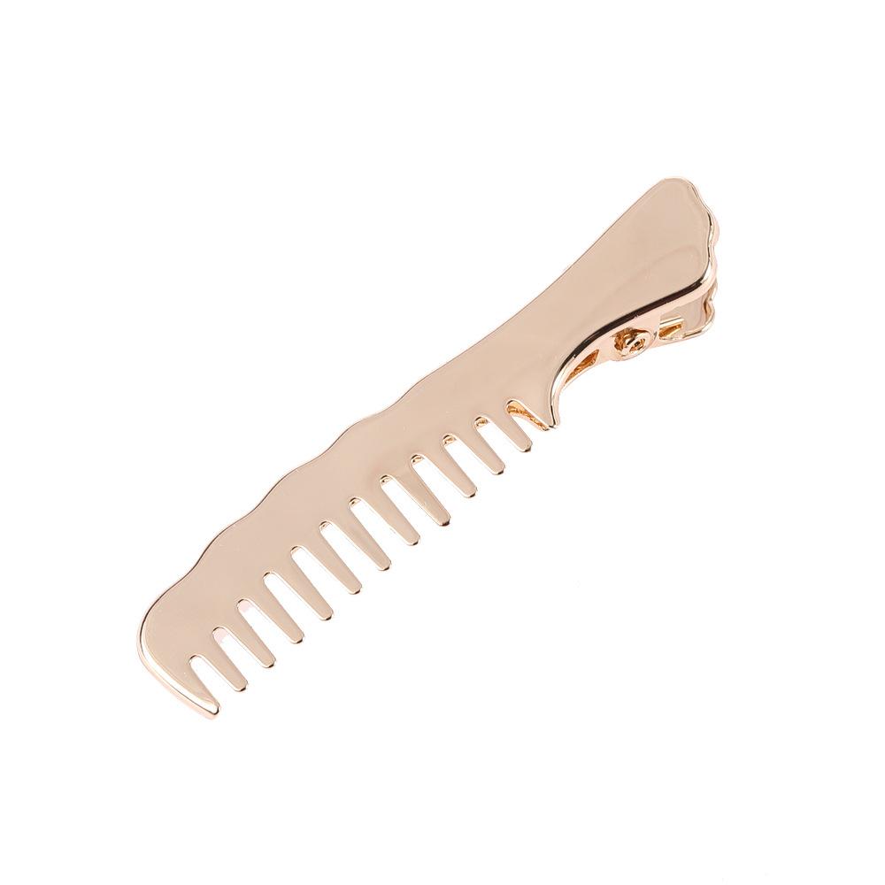 New Fashion Metal Hair Clips for Women Comb Shape Hair Barrette Stick Hairpin Hair Styling Accessories For Women Girls Women