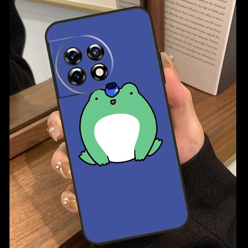

Cute Funny Frog Case For OnePlus 15 R 13T 13R 12R 10T 8T 13 12 11 9 10 Pro Nord 5 CE 4 2 3 Lite N20 N30 Cover OnePlus 9Pro