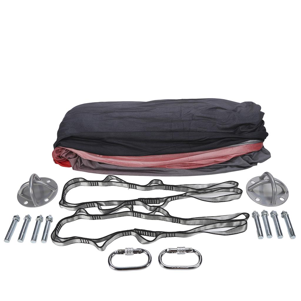 Aerial Yoga Hammock Flying Yoga Swing Aerial Fitness Tool with Daisy Chain for Gym Home