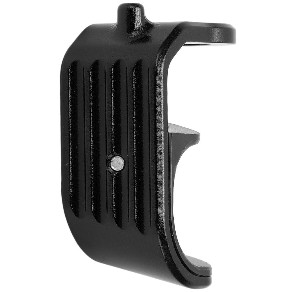Bicycle E Shaped Buckle Aluminum Alloy Plastic Polished Lightweight Design Bicycle Hook E Buckle for BromptonBlack