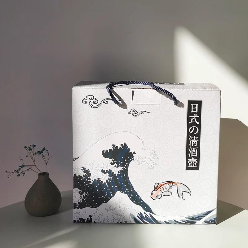 

Японский стеклянный креативный винный набор Baijiu, домашняя маленькая чашка для вина, сепаратор для вина, бутылка для вина, чашка для сакэ, одна чашка