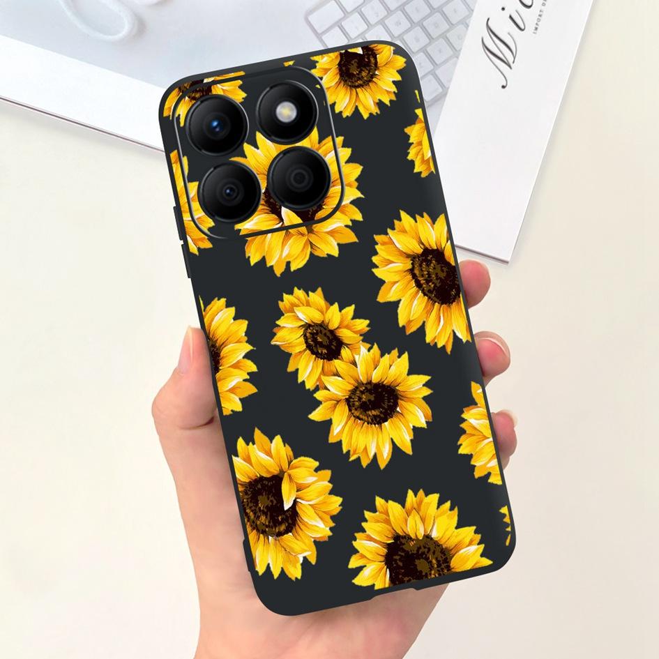 

For Honor X8b Case HonorX8b Cover Lovely Heart Girls Flower Painted Bumper Soft Funda For Honor X8b 5G 2023 LLY-LX3 LLY-LX2 Capa Honor X8b