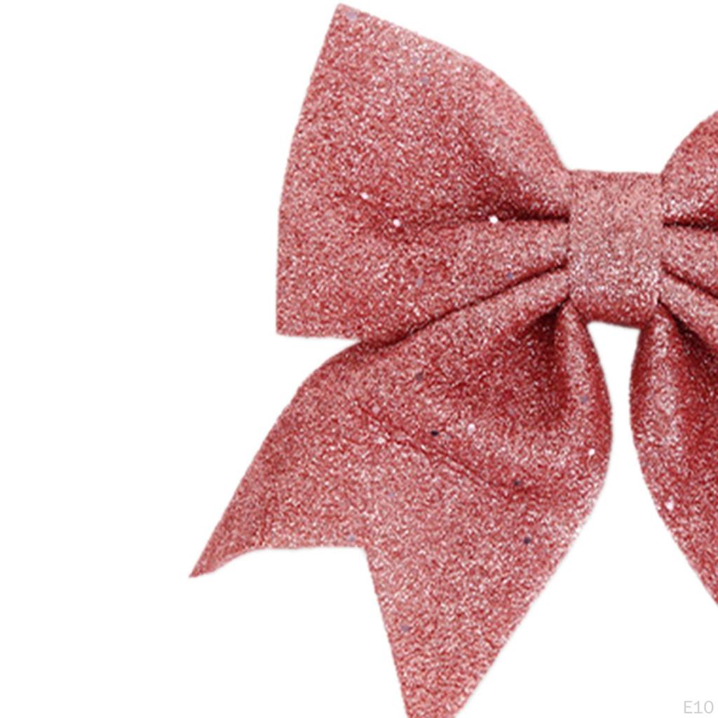 2 Pack Christmas Tree Bows, Decorations, Wreath, for Living Room, Holiday,