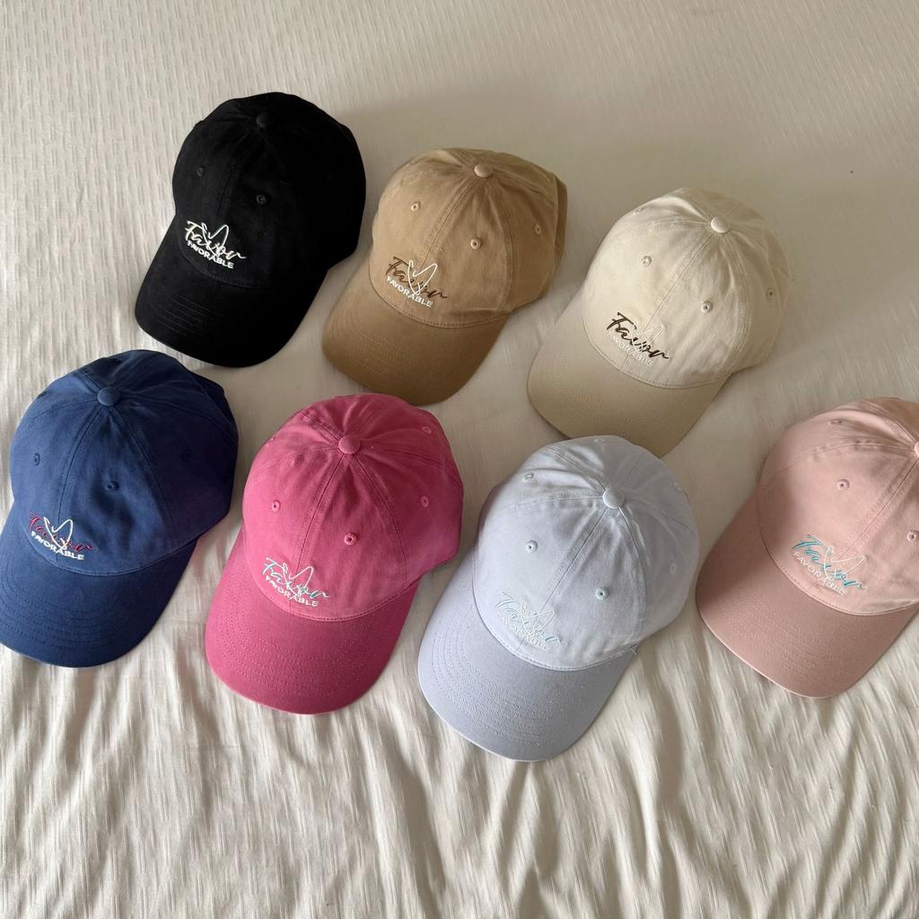 Love Letter Embroidery Baseball Cap Men'S And Women'S Sunshade Fun Leisure Students Outdoor Cap Versatile