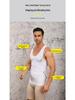 Men's Mesh Shaping Vest BX09: Breathable Chest Binder, Tummy Control, Back Support, Sporty.