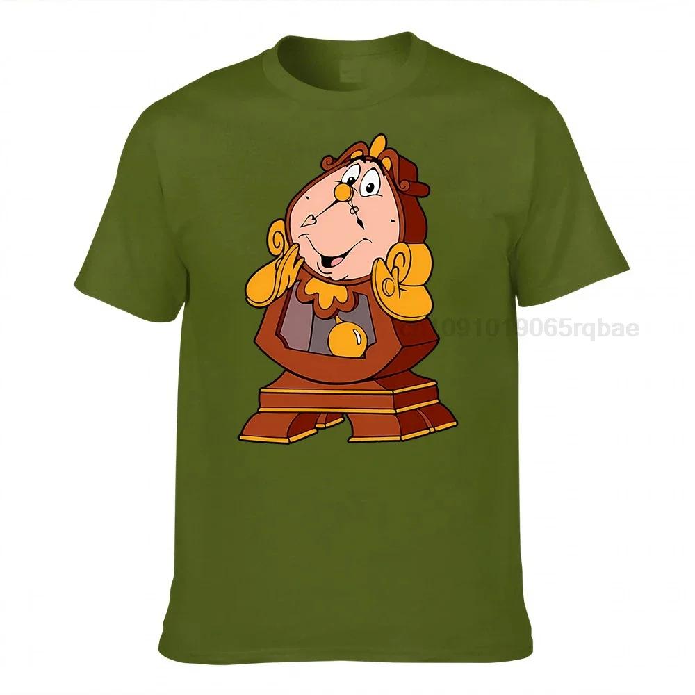 Beauty And The Beast Happy Cogsworth Tshirt Tshirt Oversized Gift T Shirt Smlxlxxl3xl4xl5xl Unisex Unisex
