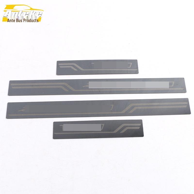 Zotye T700 Stainless Steel Welcome Pedal Trim - Anti-Scratch Sill Strips Accessories