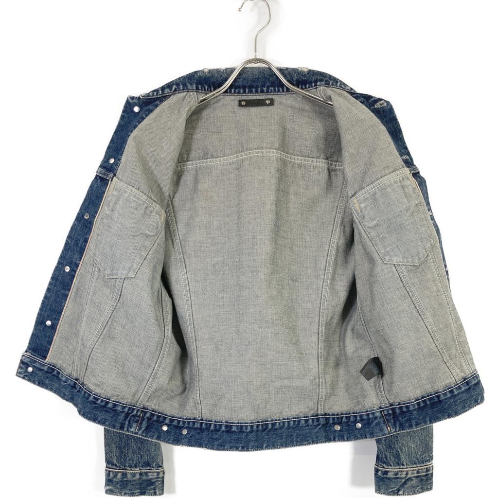 MINEDENIM 3rd USED processed denim jacket Jacket 2 IndigoUsed