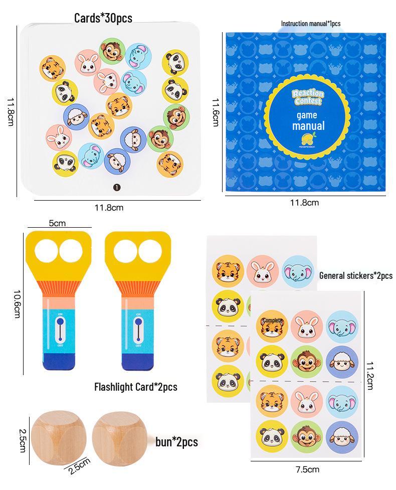 Children's Interactive Attention and Concentration Training Game (Ages 3-6) - Reaction Speed Challenge Table Toy
