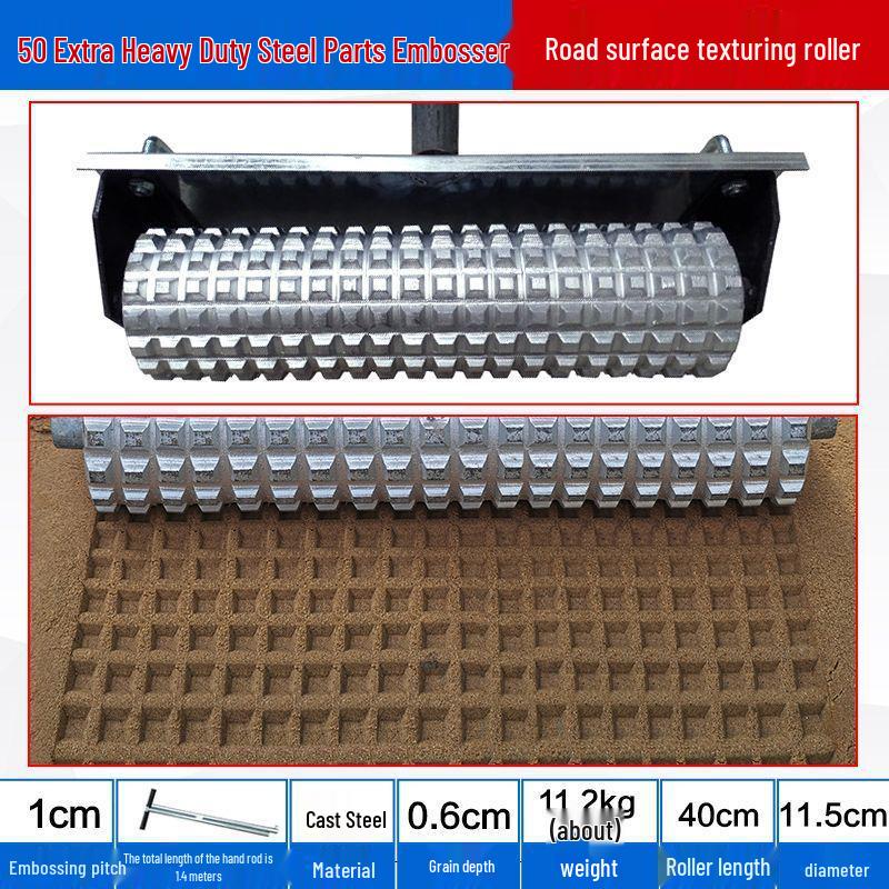 Concrete Pavement Texturizer and Anti-Slip Groover Roller Machine