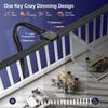 Double Head LED Clip Remote Control Desk Lamp 24W Swing Arm L-Shaped Architect Dimmable Transformable Reading Computer Light