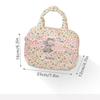 Women's Floral Makeup Bag New Arrival Travel Toiletry Cosmetic Pouch Large Capacity Portable Hand Carry Organizer Case