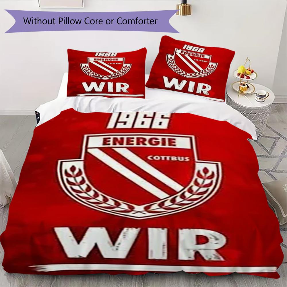 Energie Cottbus Set Lenzuola con Fantasia Copripiumino Federa Decorazione per la Casa Regalo di Compleanno (1 * copripiumino + 2 * federe senza imbottitura)38