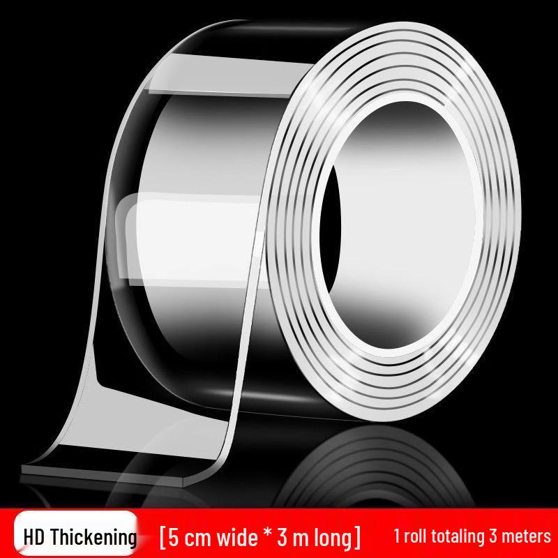 Ultra Strong Nano Double-Sided Transparent Tape - Traceless, Self-Adhesive, Waterproof Wall Fix Sticker