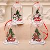 Christmas Wood Resin Christmas Pendant Decorations Christmas Tree Decoration Christmas Gift Door Hanging