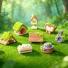 Micro Landscape Ornament Durable Resin Miniature Fairy Tale Accessories for DIY Moss Gardens And Ecological Bottles