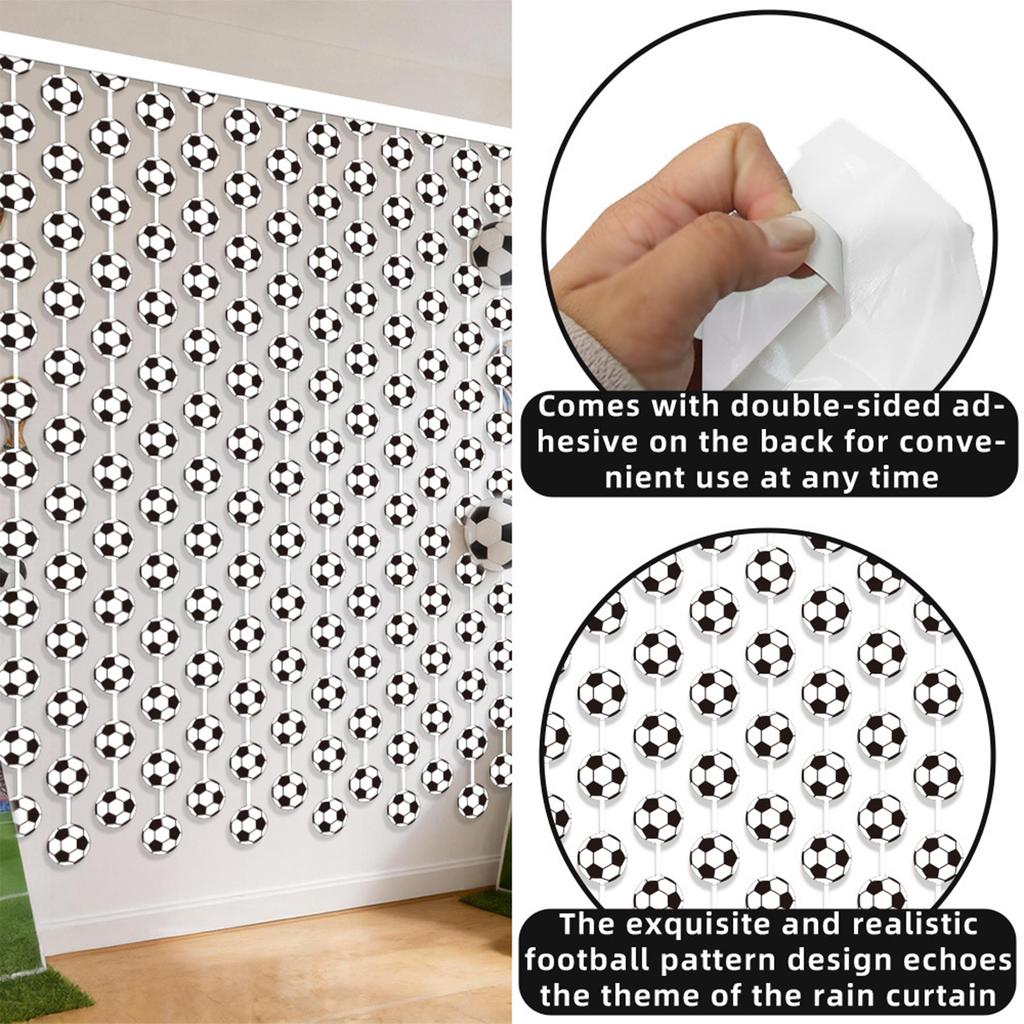 Decoration Dackdrop Curtains For The Football Event Themed Party And Door Curtains 2PC