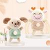Baby Rattle GripToy Cartoon Stuffed Grasping Puzzle Plush Fabric Stick Doll