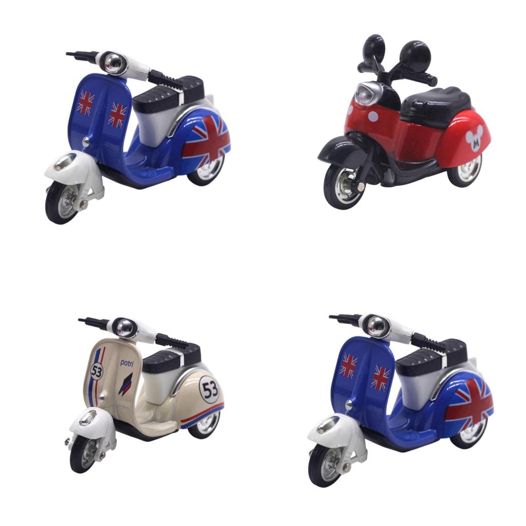 Alloy Lady Motorcycle Sheep Model Display Box 143 Scale, Powerful Return Function, Multi-functional, 107*4cm