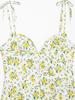 Summer 2025 Women's Slim Fit Poplin Print Spaghetti Strap Dress
