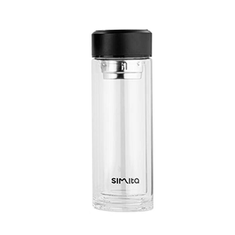 Simita Double Wall Glass Tea Infuser Bottle