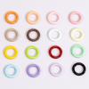 50pcs 1.7x9mm Closed Jump Rings Soldered O Round Rings Mixed Colors Connectors for DIY Bracelet Necklace Jewelry Crafts Making