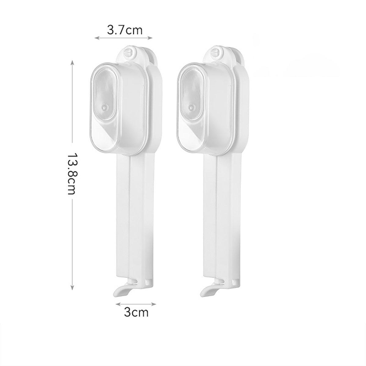 2 шт зажимы для пищевых пакетов с зажимами для запечатывания крышки зажимы для закусок из сухого молока зажимы для пакетов для еды на кухне влагостойкие зажимы для молочных чипсов 2884₽