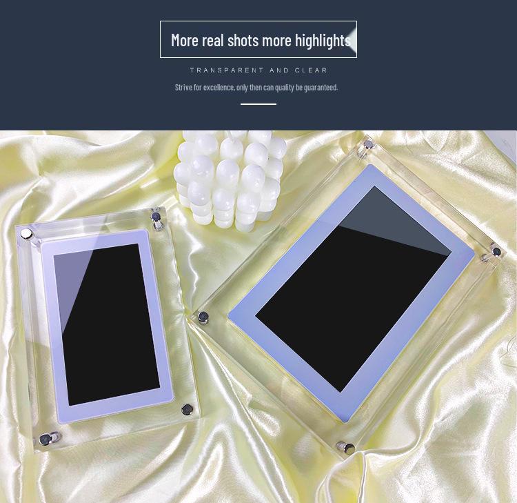 5" Acrylic Digital Photo Frame with IPS Screen and Media Player