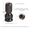 Impact Screwdriver Bit Holders,1/2-Inch Square Drive To 1/4-Inch Quick Release Hex Socket Adapter With Screwdriver Bits