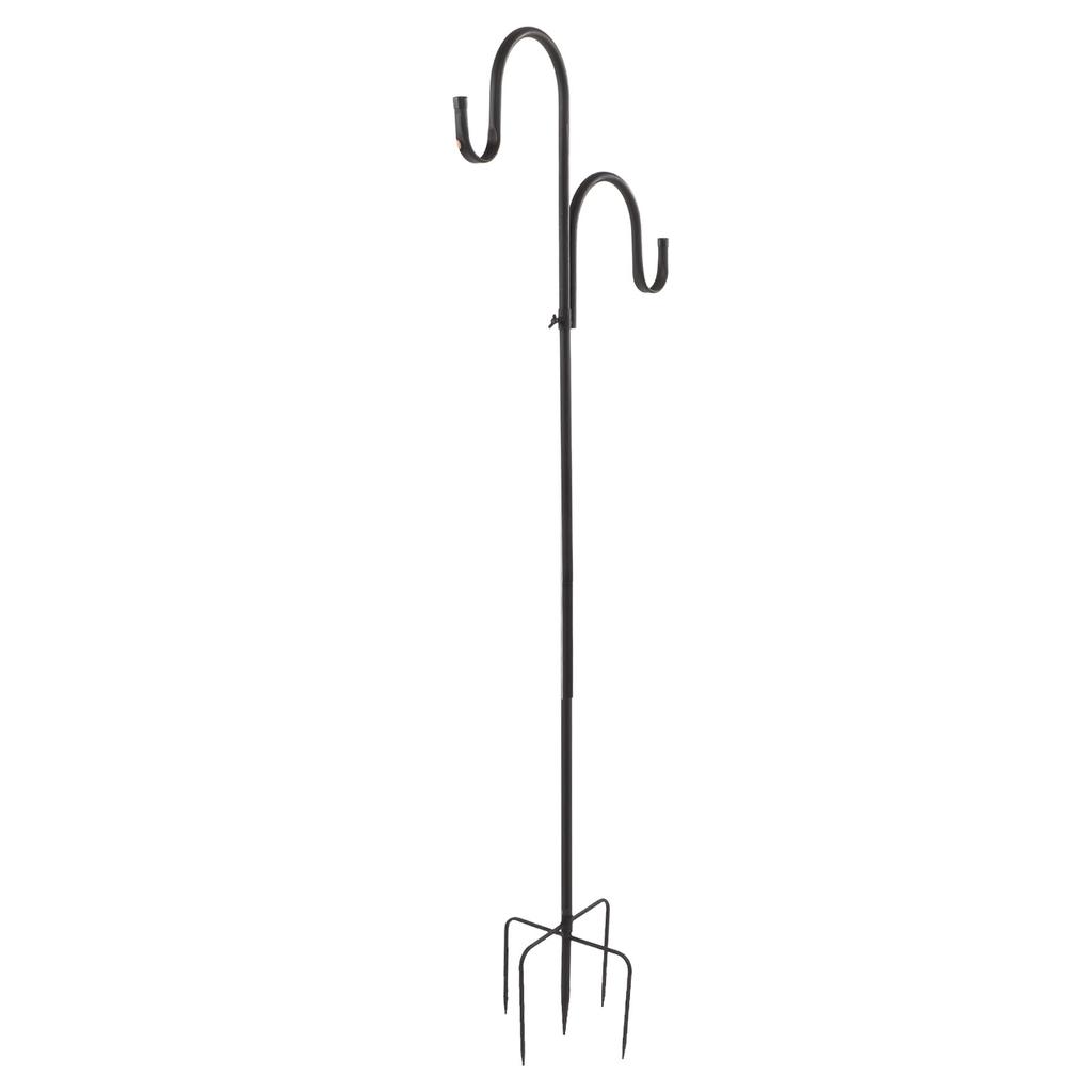 Cârlig Păstoresc Detașabil Agățătoare Hrănitoare Păsări Fier 2 Cârlige Baze cu 5 Vârfuri Accesorii Curte