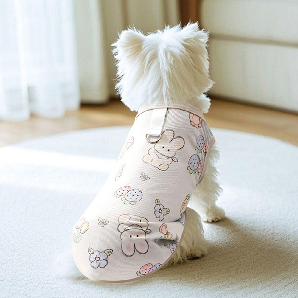 

Soft Dog Clothes Cartoon Cat Costume Cute Dog Vest Summer S