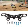 Carbon Damper Stay Front Carbon Fiber Front Shock Tower for Tamiya 1/10 TT02 RC Car Upgrades Accessories Black