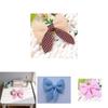 Handmade Butterfly Knot Hair Accessory For Children And Adults With Soft Yarn Material