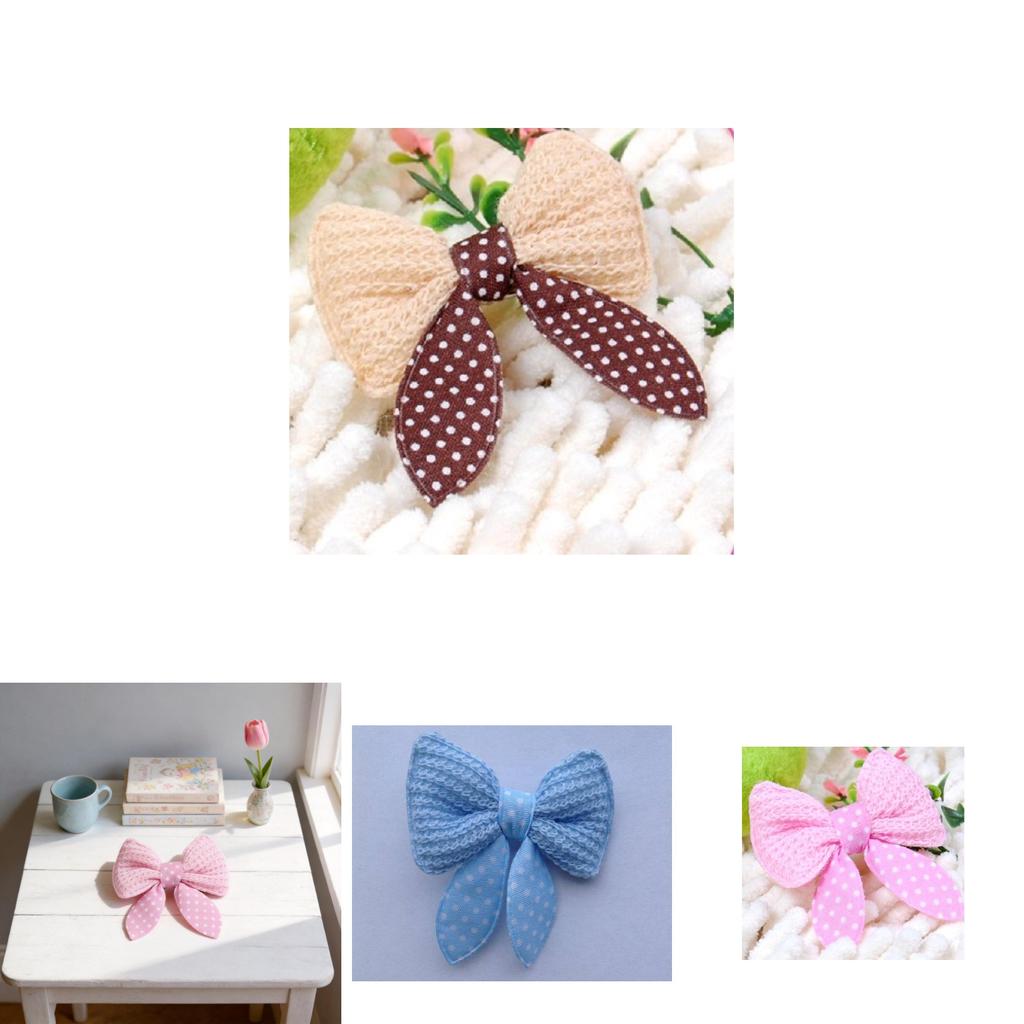 Handmade Butterfly Knot Hair Accessory For Children And Adults With Soft Yarn Material