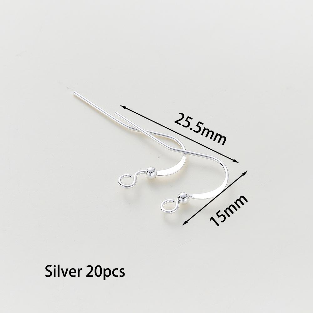 20 Stück/Los 6 Stile 14K 18K Vergoldete Ohrhaken mit Ohrbügel Ohrhaken Ohrringverschlüsse Zubehör für DIY Schmuckherstellung