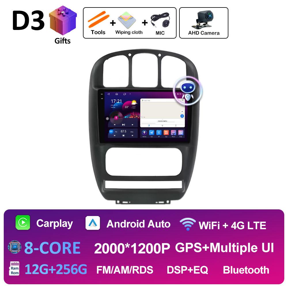 For Chrysler Grand Voyager RS 2000 2001 2002 2003 2004 2005 - 2012 Wireless Carplay Android Auto GPS Navi Bluetooth Accessories