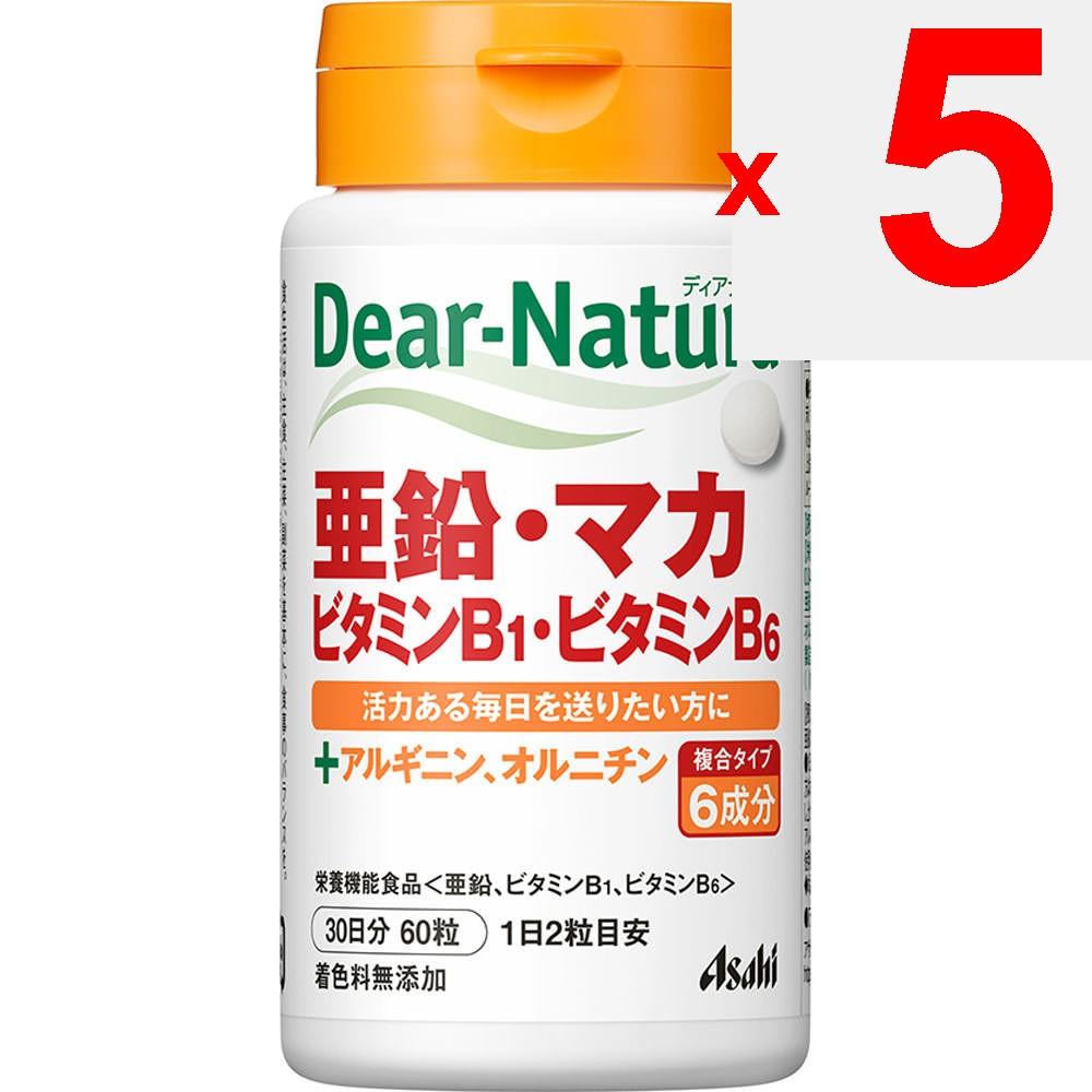 Asahi Dear-Natura Zinc, Maca, Vitamin B1, Vitamin B6 60 Capsules (30 Days) Other (check Locks, Tongue Cleaners, Etc.) Mineral Other (check Locks, Tong