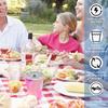 Wine Freeze Cooling Cup with Lid 330ml Refrigeration Freezer Cup for Camping Barbecue Picnic Silicone Drink Quick Cooling Cups