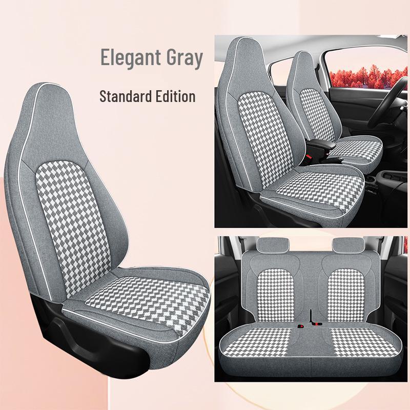 

Leapmotor T03 Linen Car Seat Cushion - Universal, Full Surround, All-Season Cover T03 Special