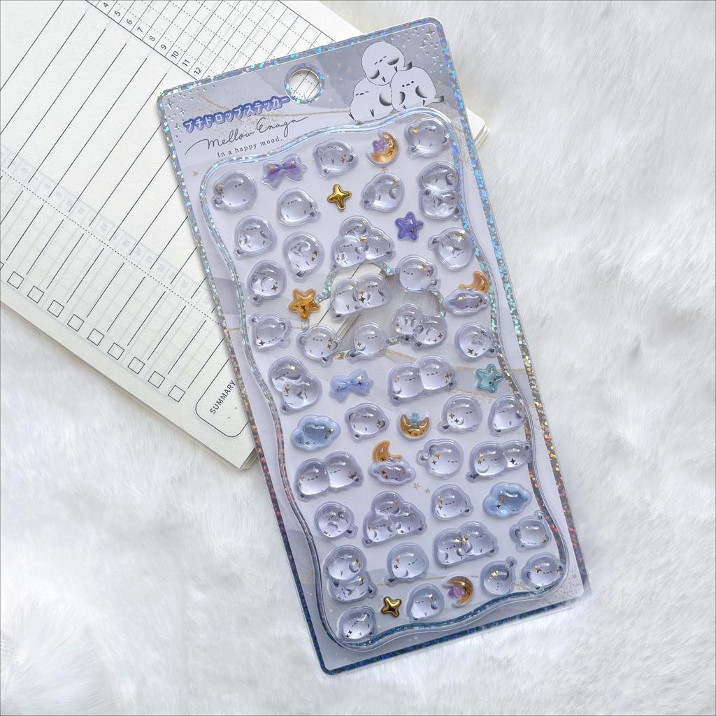 Hot New Relief animal 3D crystal stickers, DIY crafts, PVC cartoon animal stickers, decorative phone stickers