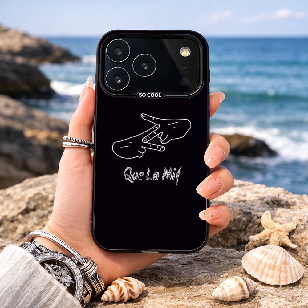 P-PNL QLF Rapper Singer Phone Case For iPhone17,16,15,14,13,12,11,Pro,MAX Gray Matte Silicone Black Cover iPhone12PROMAX