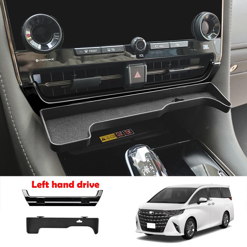 LHD RHD For Toyota Alphard Vellfire 40 Series  2024 ABS Central control air outlet tray pallet  card box phone holder  cover