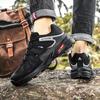 Sıcak Satış Mavi Erkek Kamp Ayakkabıları Rahat Nefes Alabilir Yürüyüş Ayakkabıları Trekking Ayakkabıları Erkek Kaymaz Açık Hava Günlük Spor Ayakkabılar Erkek