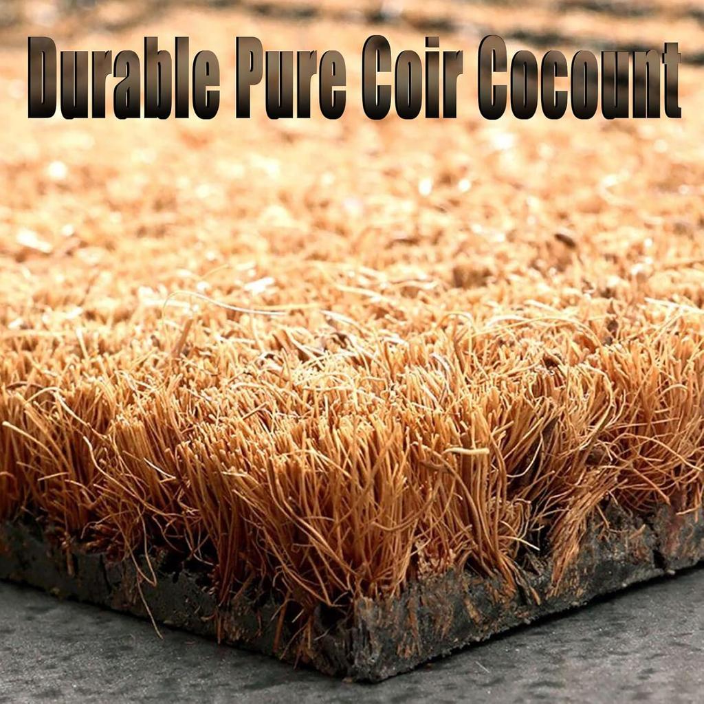 Welcome to The Love Shack Welcome Mats Outdoor with Heavy Duty Backing Coir Fiber Door Mat Personalized Entry Door Rugs for Entrance Pets Home Décor