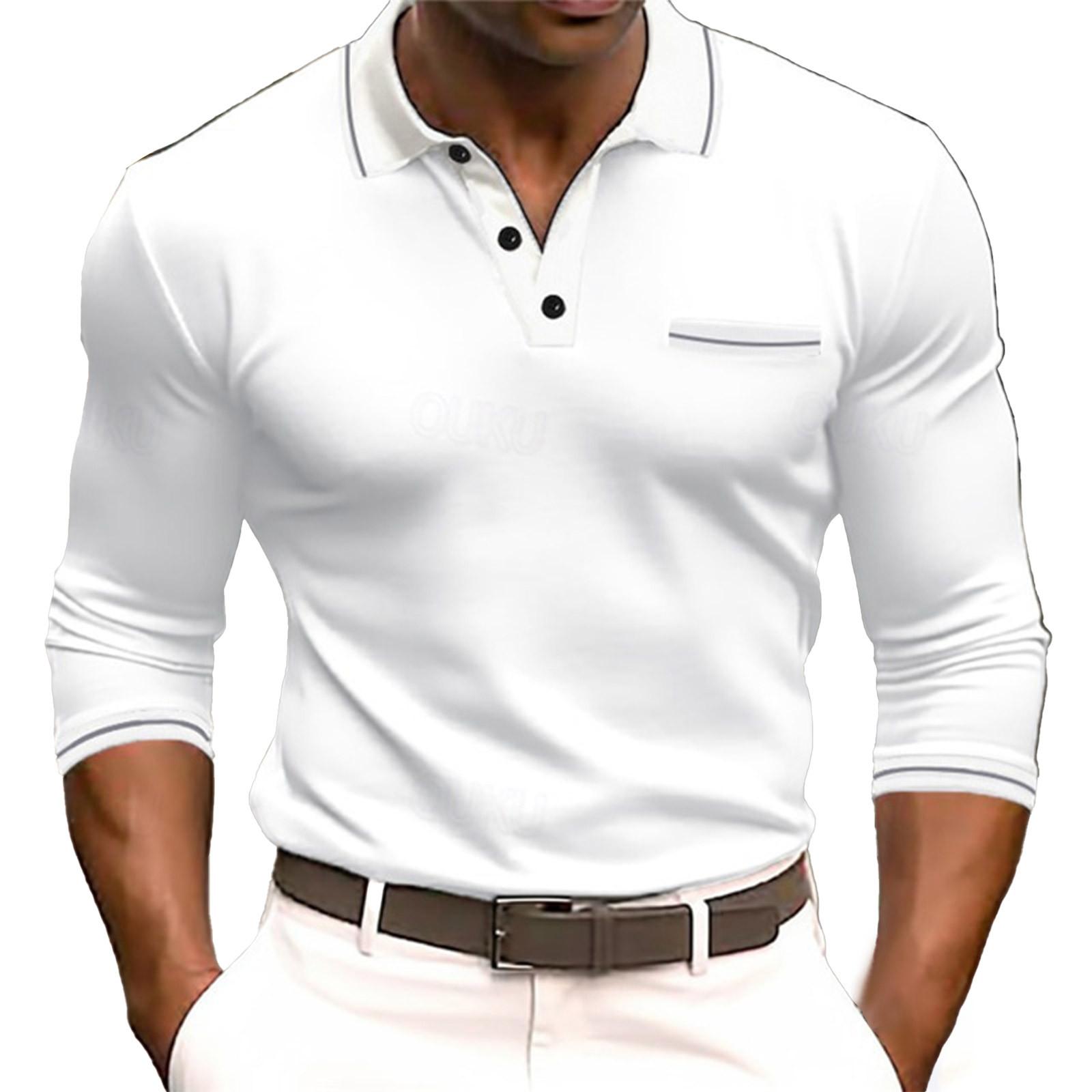 

Мужская ретро повседневная свободная рубашка с короткими рукавами и принтом, модный топ с воротником-стойкой XL белый