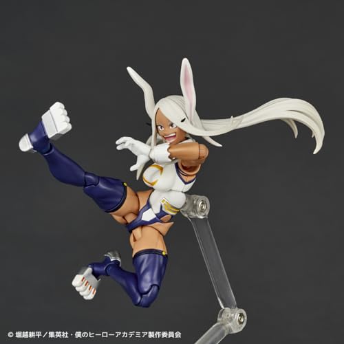 Kaiyodo Revoltech My Hero Academia Mirko, approximately 140mm tall, non-scale PVC & ABS painted action figure