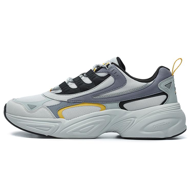

FILA Cube Textile, Synthetic Leather Low top Casual Shoes Men s Lunar Rock Gray F12M216130FLB 40