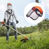 Chainsaw Face Shield Full Protection Safety Mask Mesh Visor Face Shield Anti-Splash Face Guard for Gardening Yard Work And Wood Cutting
